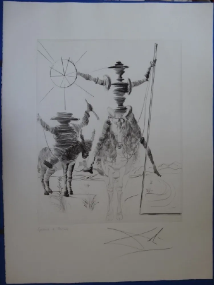 Ets Dali - Don Quichotte & Sancho Panza