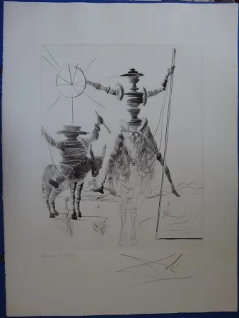Ets Dali - Don Quichotte & Sancho Panza