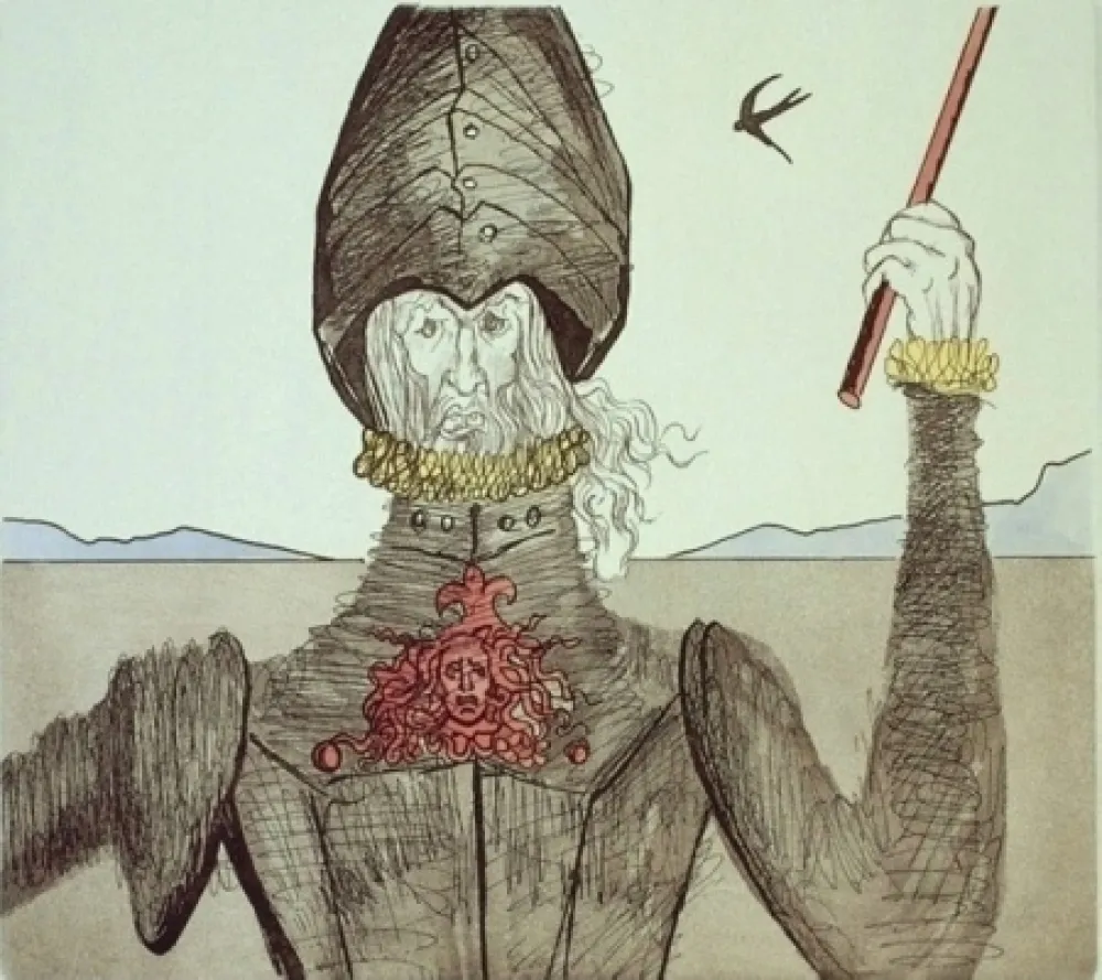 Ets En Aquatint Dali - Don Quijote