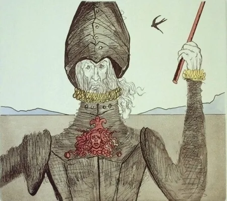 Ets En Aquatint Dali - Don Quijote