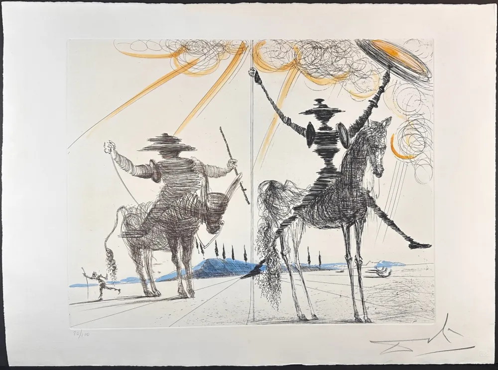Gravure Dali - Don Quixote