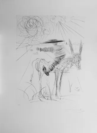 Gravure Dali - Don Quixote & Sancho Panza Sancho Panza