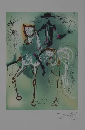 Lithografie Dali - El caballo del picador