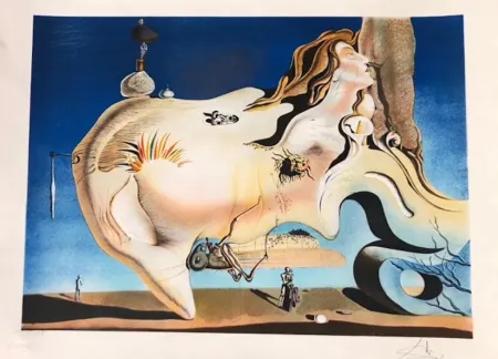 Lithografie Dali - El Gran Masturbador
