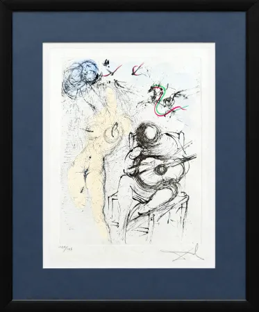 Droge Naald Dali - Femme à la guitare (Woman with Guitar)