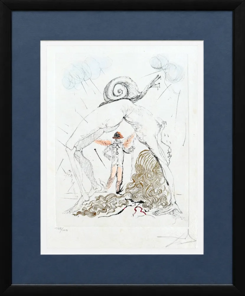 Ets Dali - Femme à l’escargot (Woman with Snail)