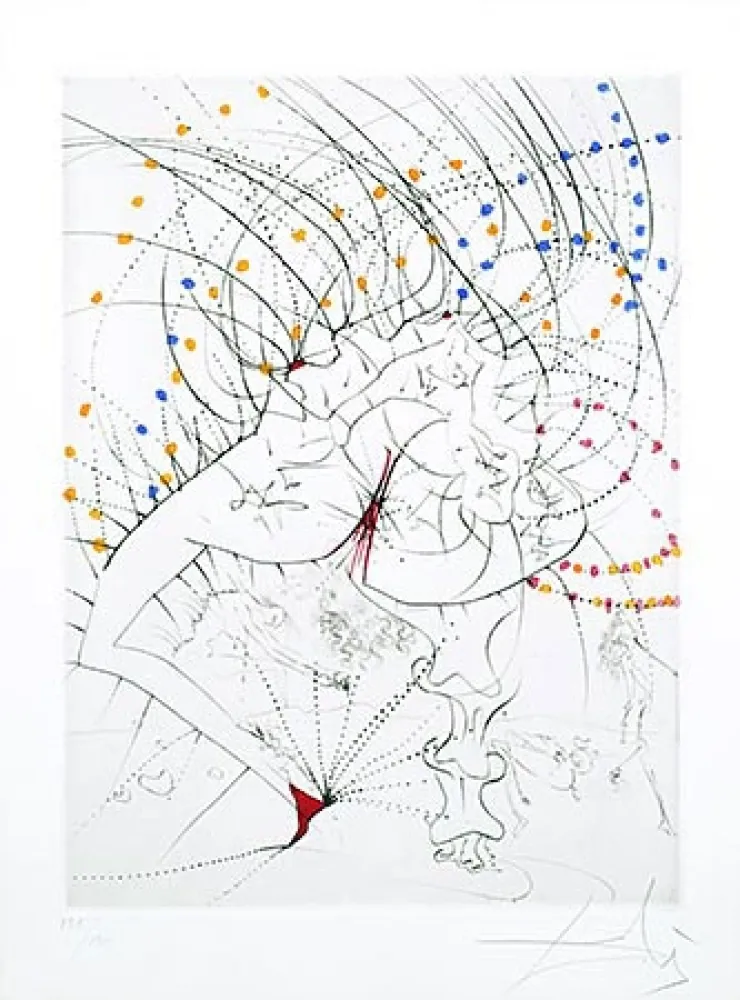 Gravure Dali - Femme-feuille (Leaf-woman)