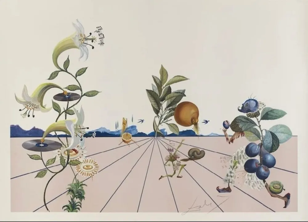 Lithografie Dali - Flordali I