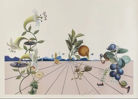 Lithografie Dali - Flordali I