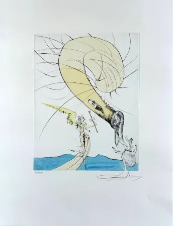 Geen Techniek Dali - Freud with a Snail Head