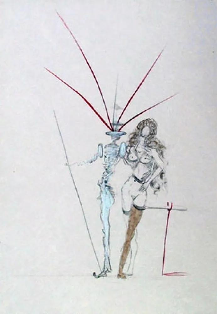 Gravure Dali - Frontispiece