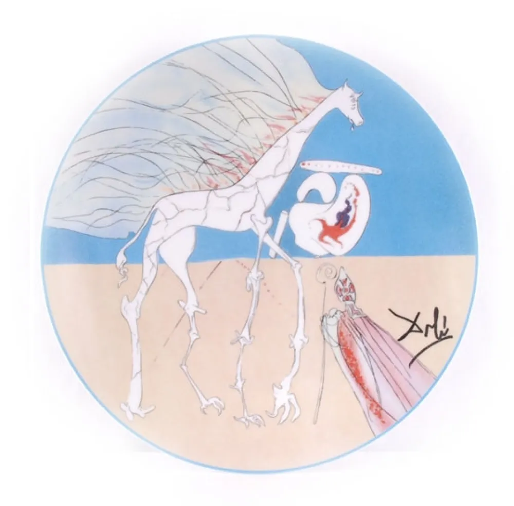 Keramiek Dali - Girafe Saturnienne (La Conquête du Cosmos)