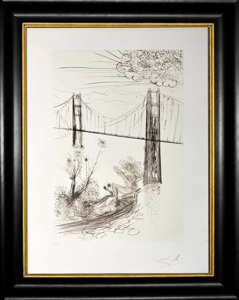 Droge Naald Dali - Golden Gate Bridge