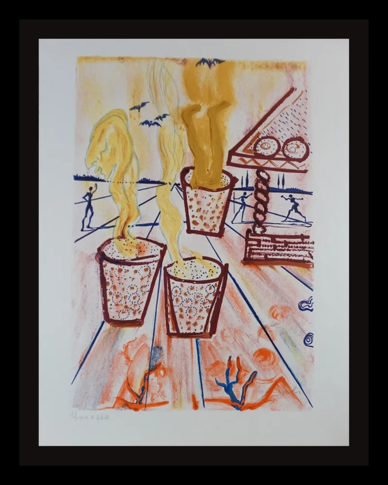 Lithografie Dali - Hans Christian Anderson The Girl Who Trod on The Loaf 