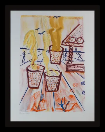 Lithografie Dali - Hans Christian Anderson The Girl Who Trod on The Loaf 