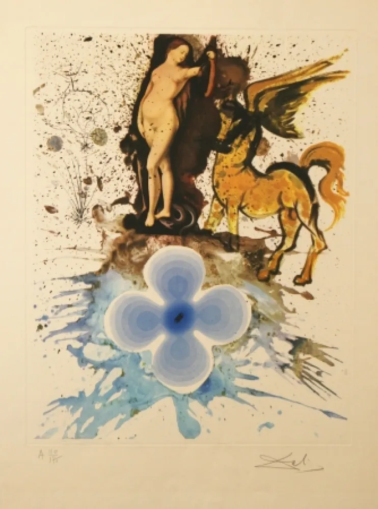 Lithografie Dali - Hommage A Cranach