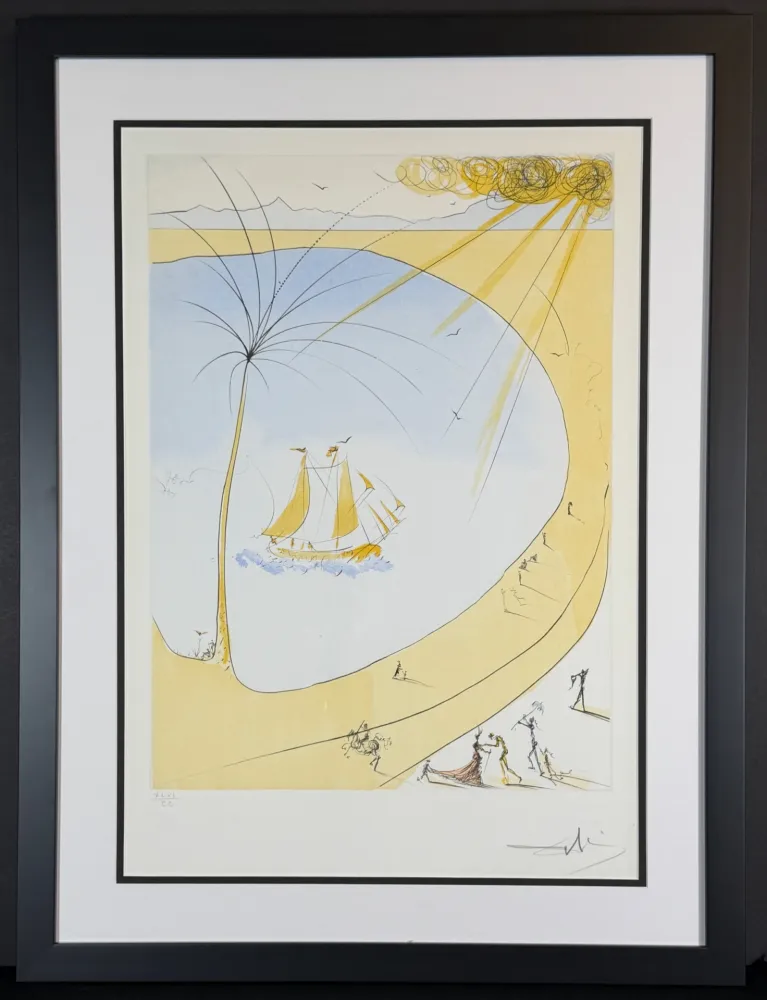 Gravure Dali - Hommage a Picasso