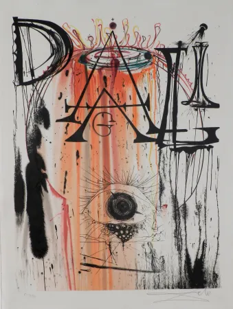 Lithografie Dali - Hommage aux Petits Lits Blancs