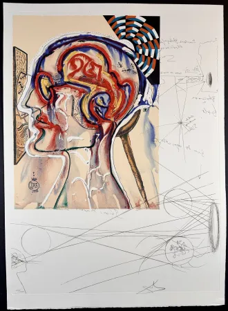 Gravure Dali - Imaginations & Objects of The Future Spectacles with Holograms & Computers For Seeing Imagined Objects