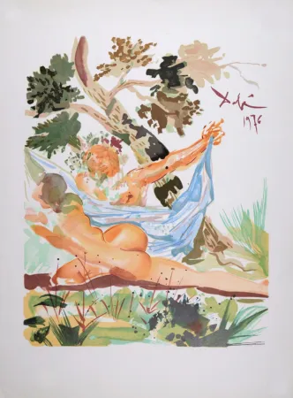 Lithografie Dali - Infidèle épouse de Menelas, c. 1979