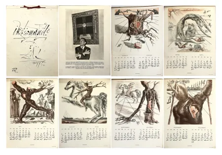 Geïllustreerd Boek Dali - INTERMUNDO. Calendrier pour 1956
