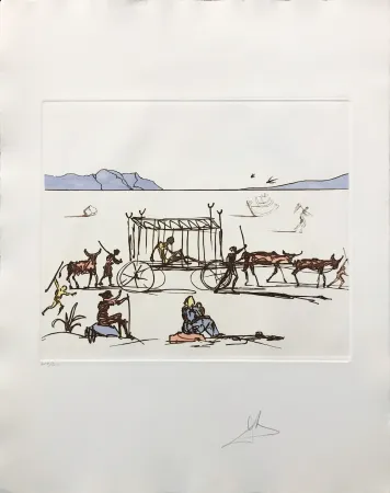 Ets En Aquatint Dali - JUDGEMENT