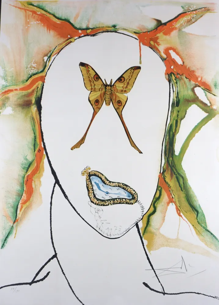 Lithografie Dali - Kabuki Dancer