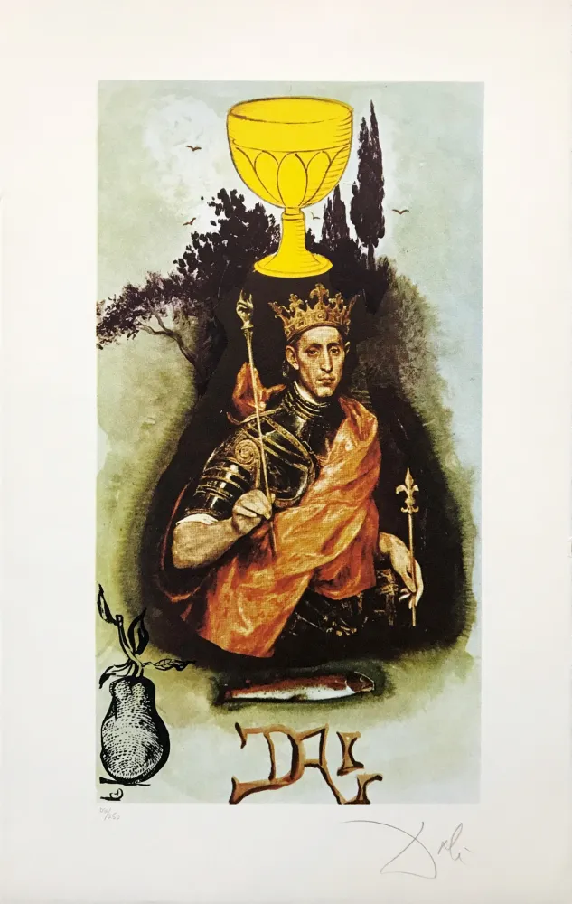Lithografie Dali - KING OF CUPS