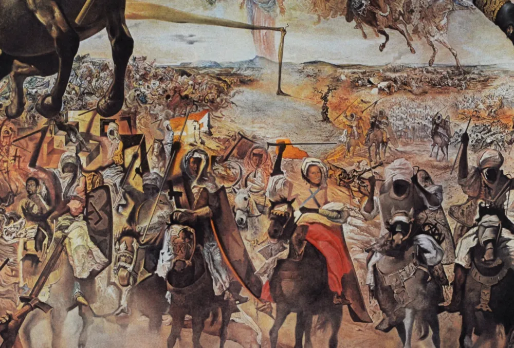 Lithografie Dali - La bataille de Tétouan, 1980