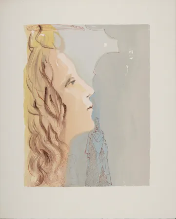 Houtsnede Dali - La Beauté de Béatrice, 1963