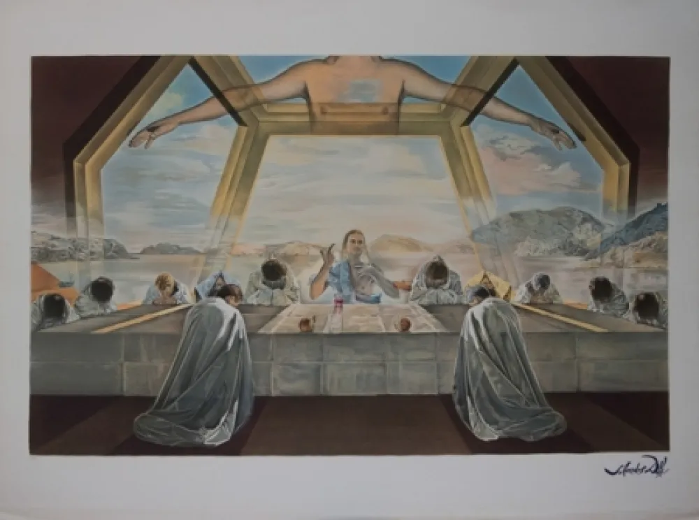 Lithografie Dali - La Céne