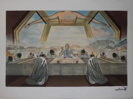 Lithografie Dali - La Céne