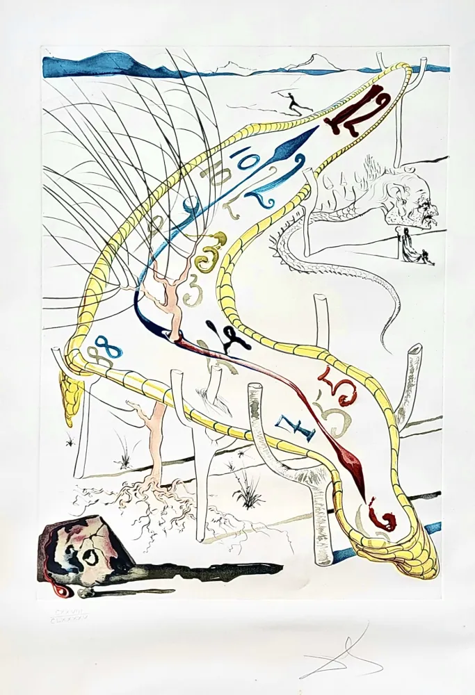 Droge Naald Dali - La Conquête du cosmos, Les Montres gélatines de l`espacetemps