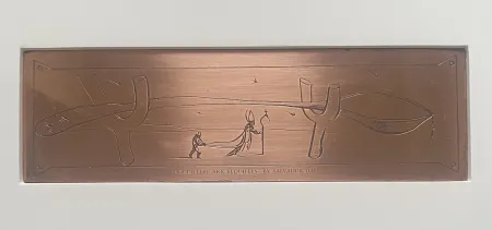 Gravure Dali - La Cuillere aux Bequilles