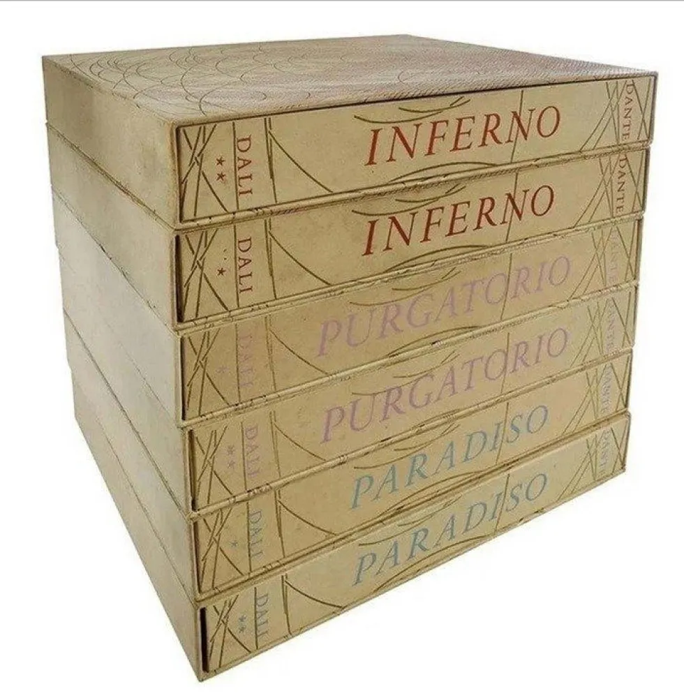 Houtsnede Dali - La Divine Comédie