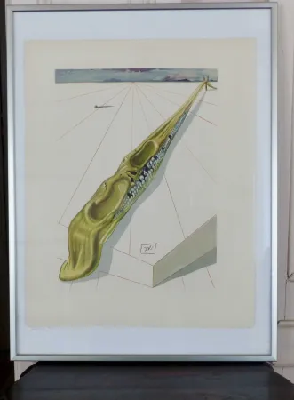 Houtsnede Dali - LA DIVINE COMEDIE - Blasphémateurs