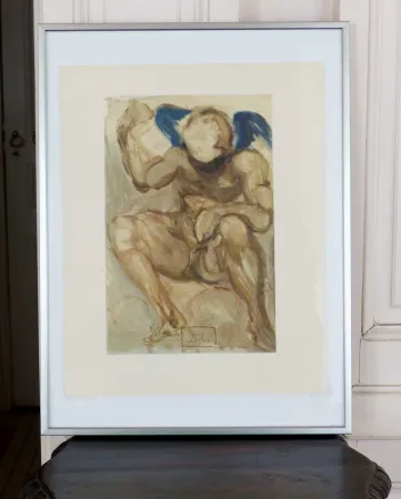 Houtsnede Dali - LA DIVINE COMEDIE - L'envie