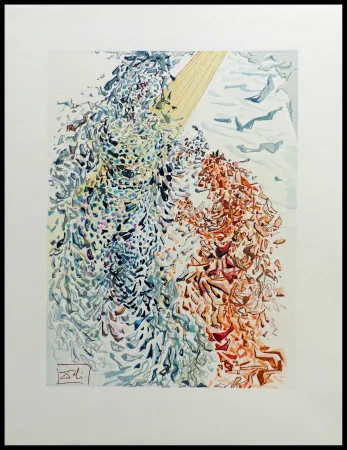 Houtsnede Dali - LA DIVINE COMEDIE - Opposition