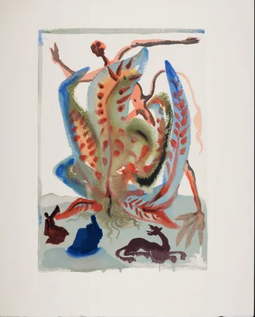 Lithografie Dali - La Gourmandise, 1963