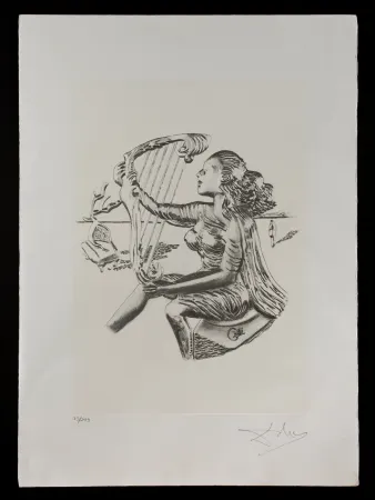 Lithografie Dali - La música