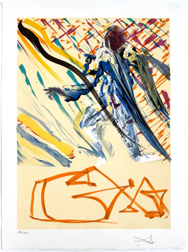 Lithografie Dali - La parola divina (The Divine Word)