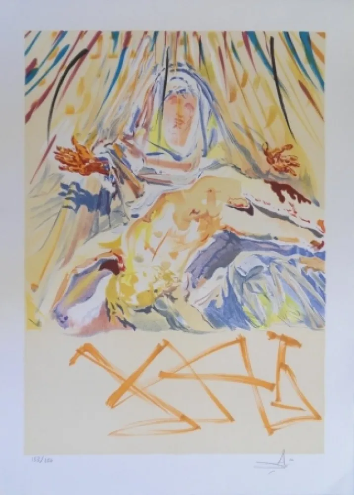 Lithografie Dali - La Pieta Nera