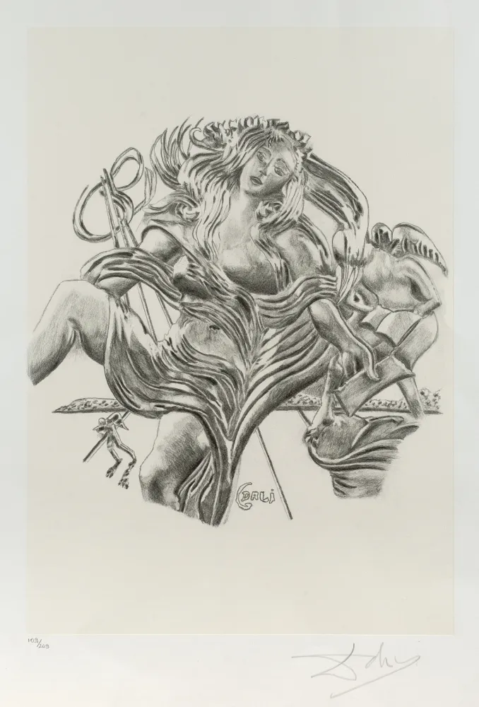 Lithografie Dali - La poesía