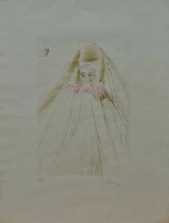 Ets Dali - La regina con la tunica di seta