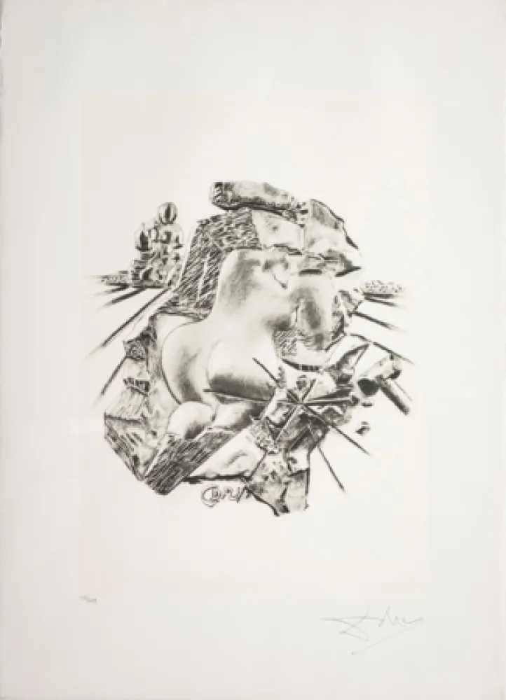 Lithografie Dali - La Scultura