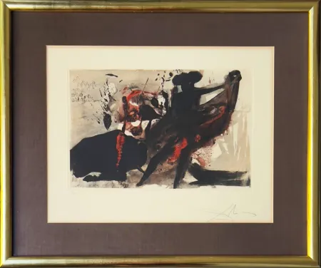 Heliogravure Dali - La Tauromachie individuelle