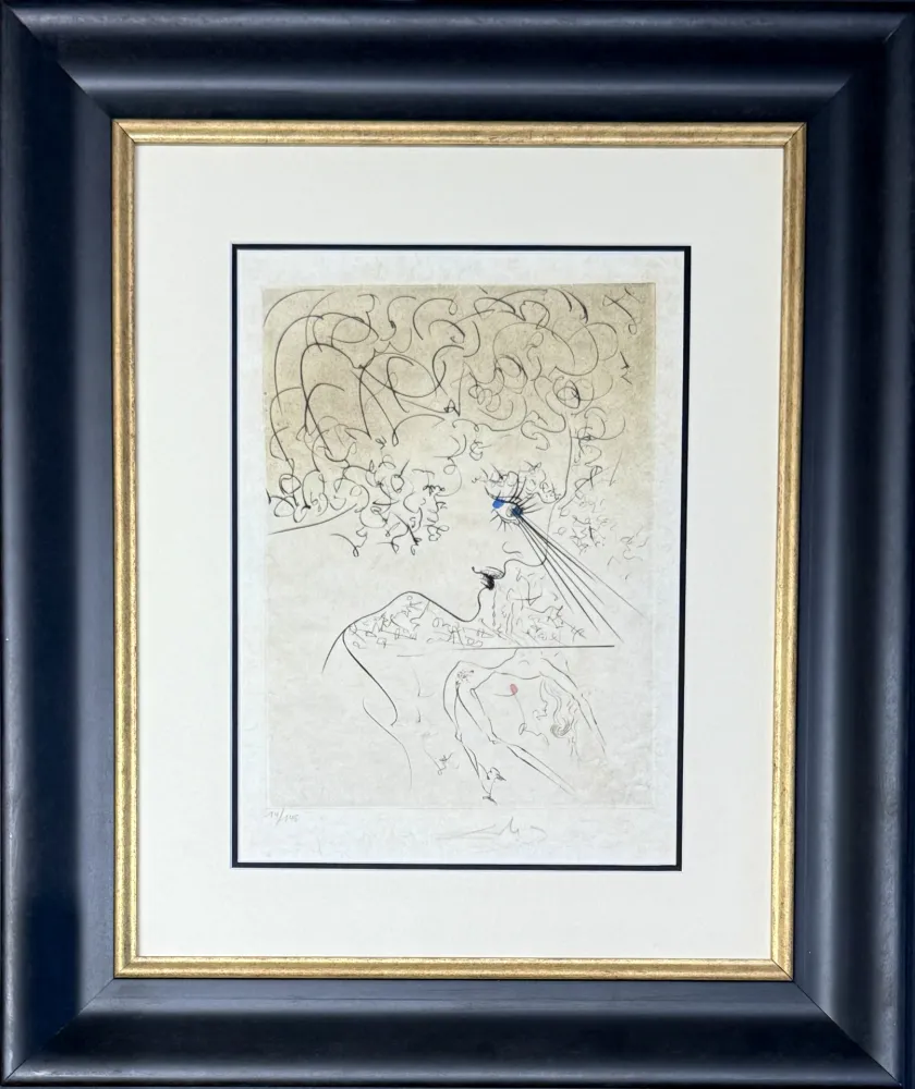 Gravure Dali - La Tête