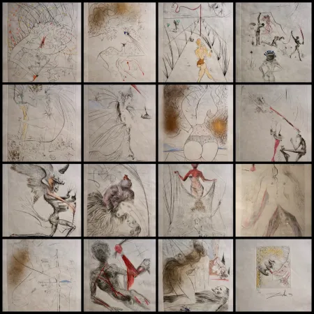 Gravure Dali - La Venus aux Fourrures Complete Suite