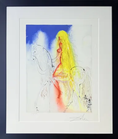 Lithografie Dali - Lady Godiva