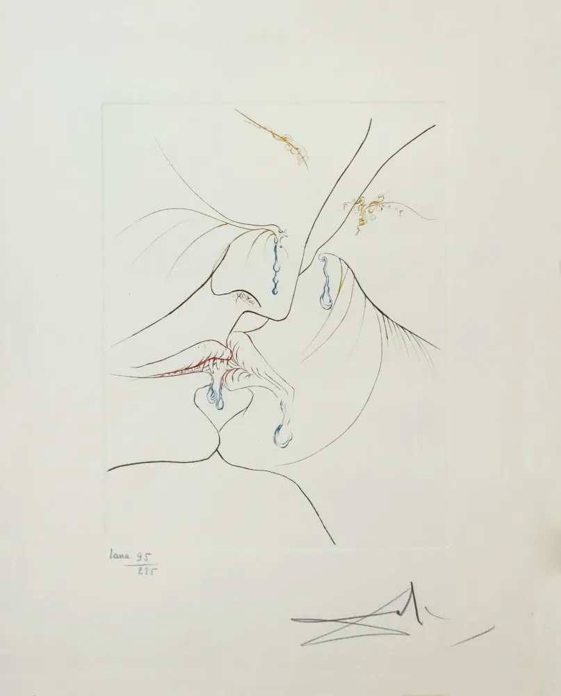 Ets Dali - LE BAISER (THE KISS)
